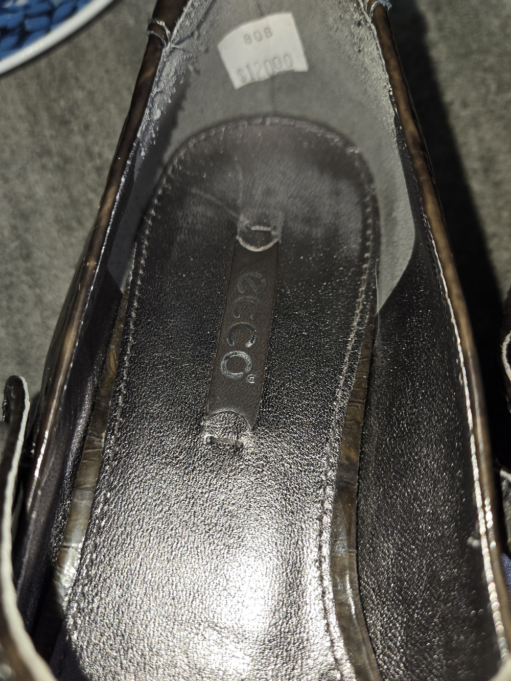 ECCO Women's Shoes Brown 'Bouillon' Mary Jane Flats EU Size 38 (7-7.5us) - Picture 7 of 8